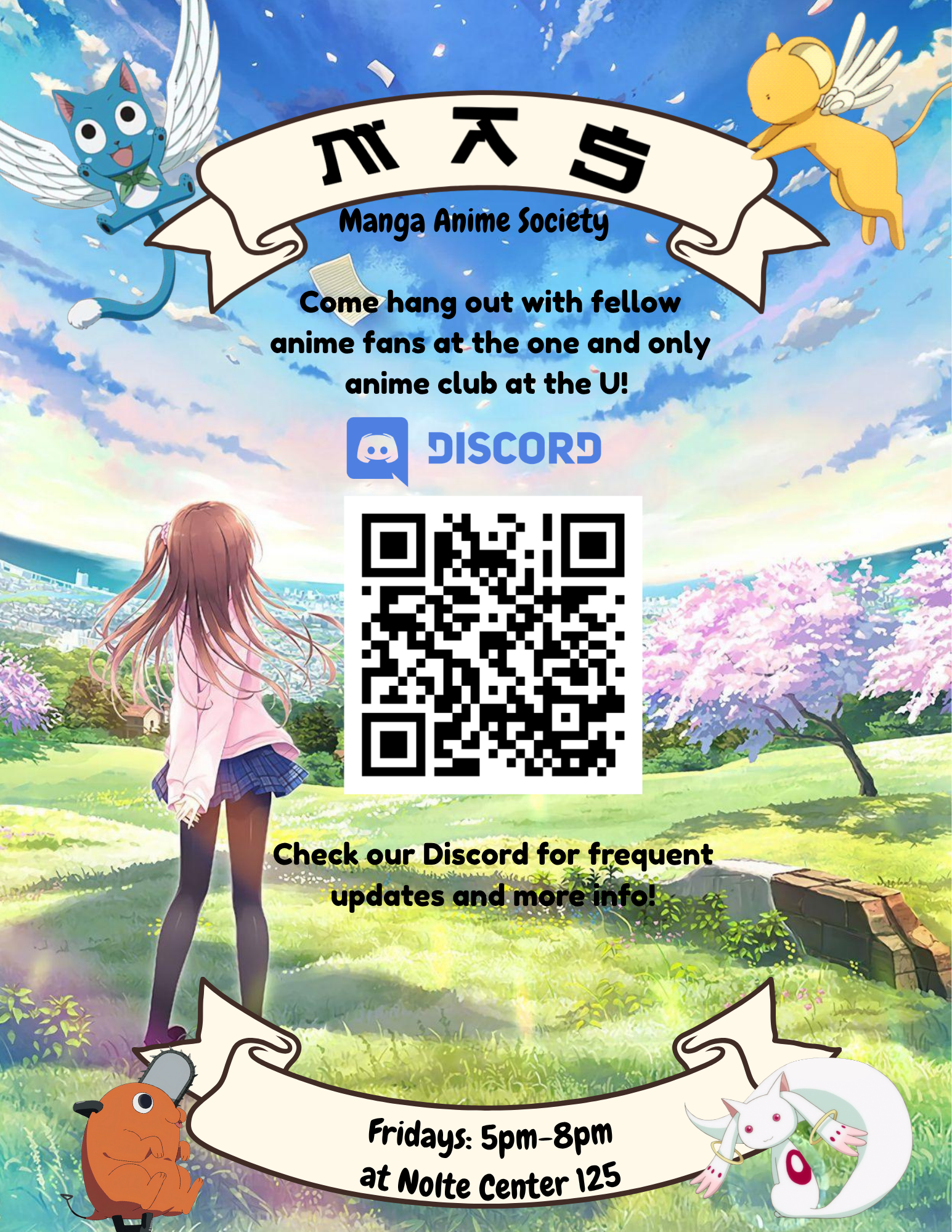 Photo of the Anime Club group
