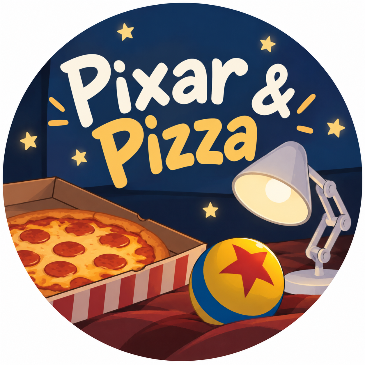 Photo of the Pixar and Pizza group