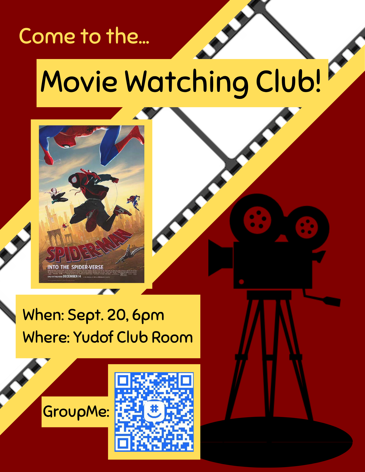 Photo of the Yudof Sunday Night Movie Club group